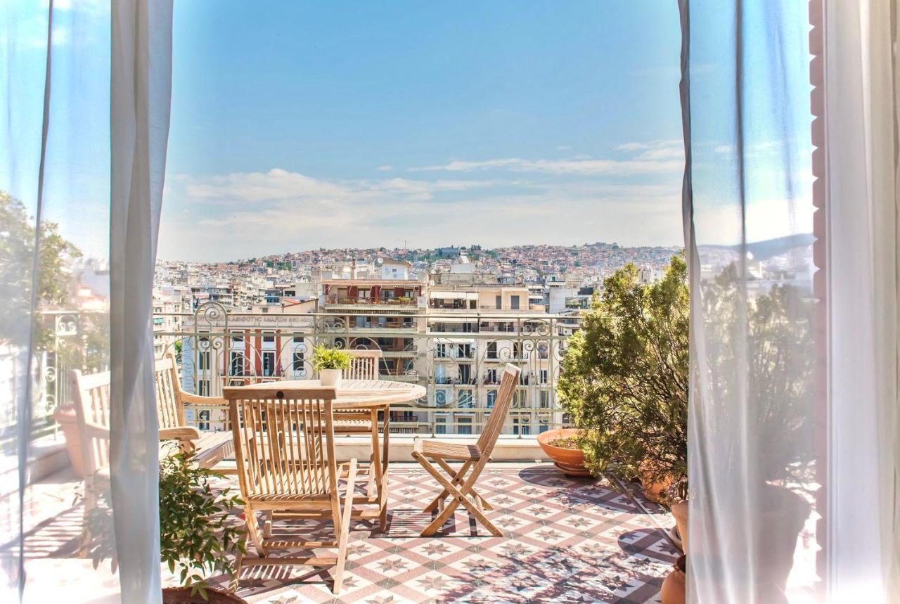 #Lighthouse Penthouse By Halu! Apts Apartment เทสซาโลนิกิ ภายนอก รูปภาพ