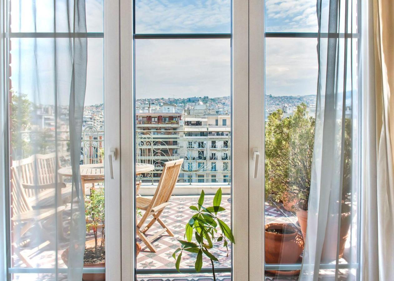 #Lighthouse Penthouse By Halu! Apts Apartment เทสซาโลนิกิ ภายนอก รูปภาพ